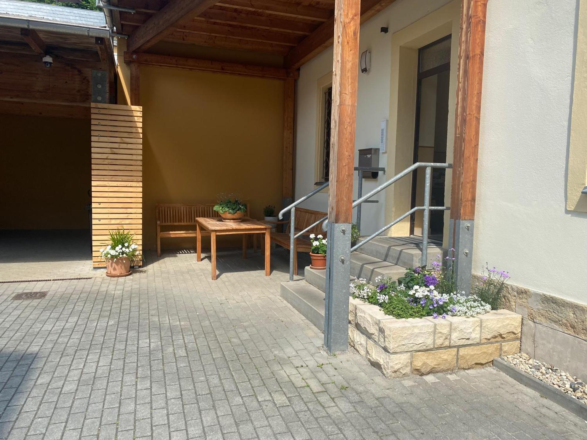 Apartmenthaus Zentral Bad Schandau Exterior foto