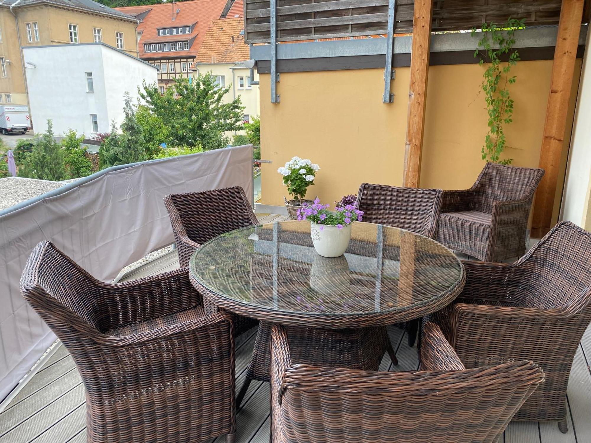 Apartmenthaus Zentral Bad Schandau Exterior foto